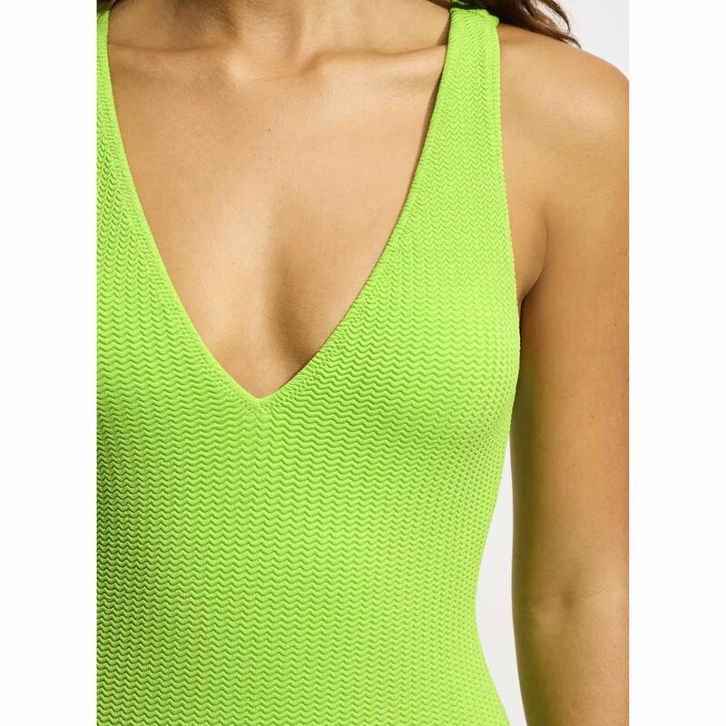 Seafolly Seadive Deep V Neck One Piece image number 2